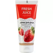 Scrub dus capsuni chia Superfood 200ml - FRESH JUICE