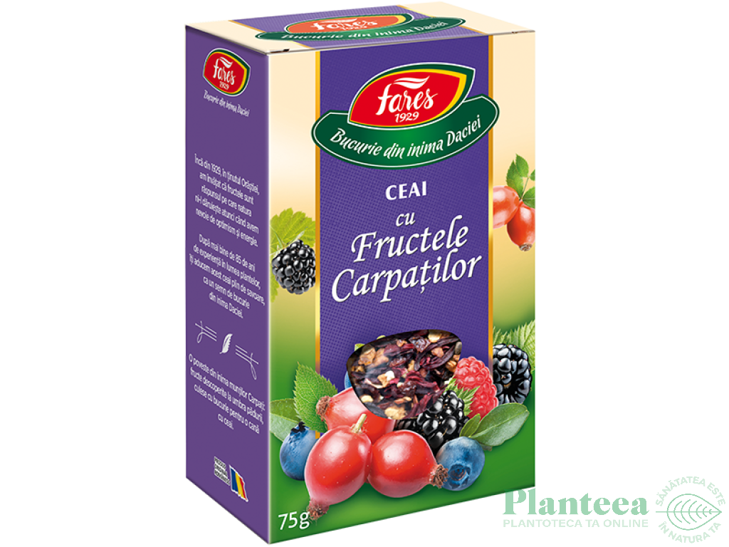 Ceai fructele Carpatilor 75g - FARES