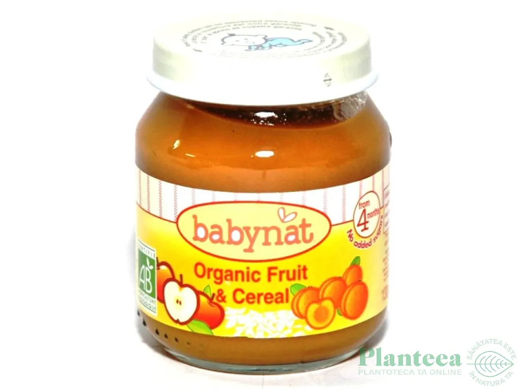 Piure deliciu fructe bebe +6luni eco 2x130g - BABYBIO