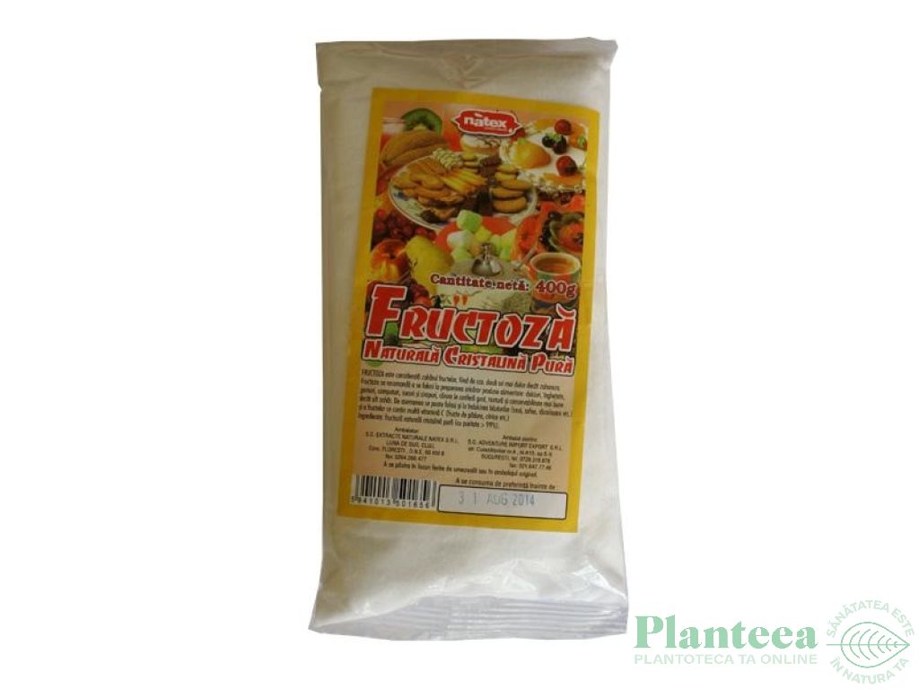 Fructoza cristalizata pura 400g - NATEX