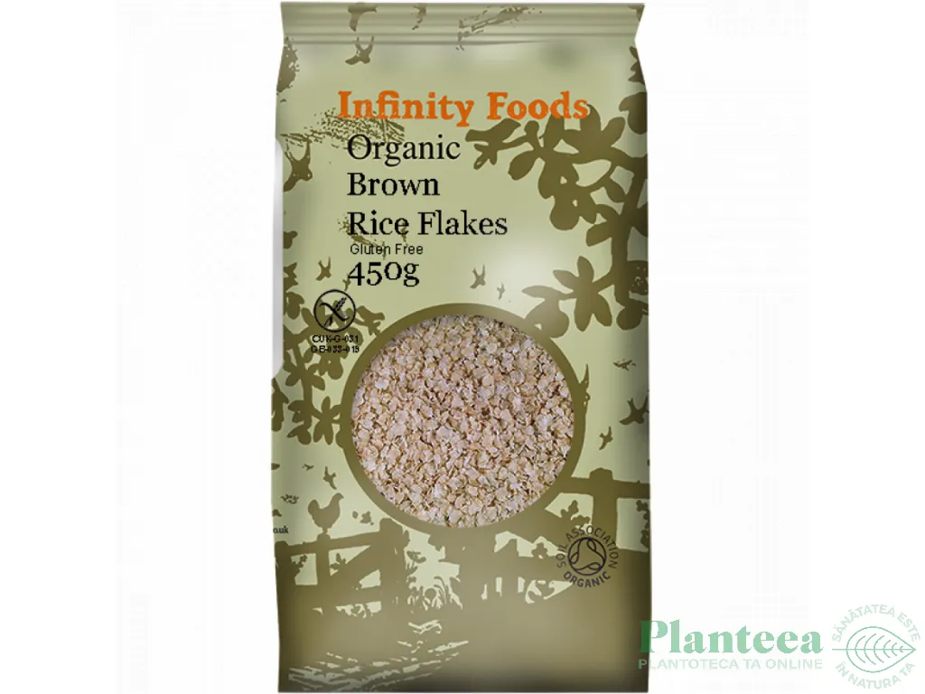 Fulgi orez integral eco 450g - INFINITY FOODS