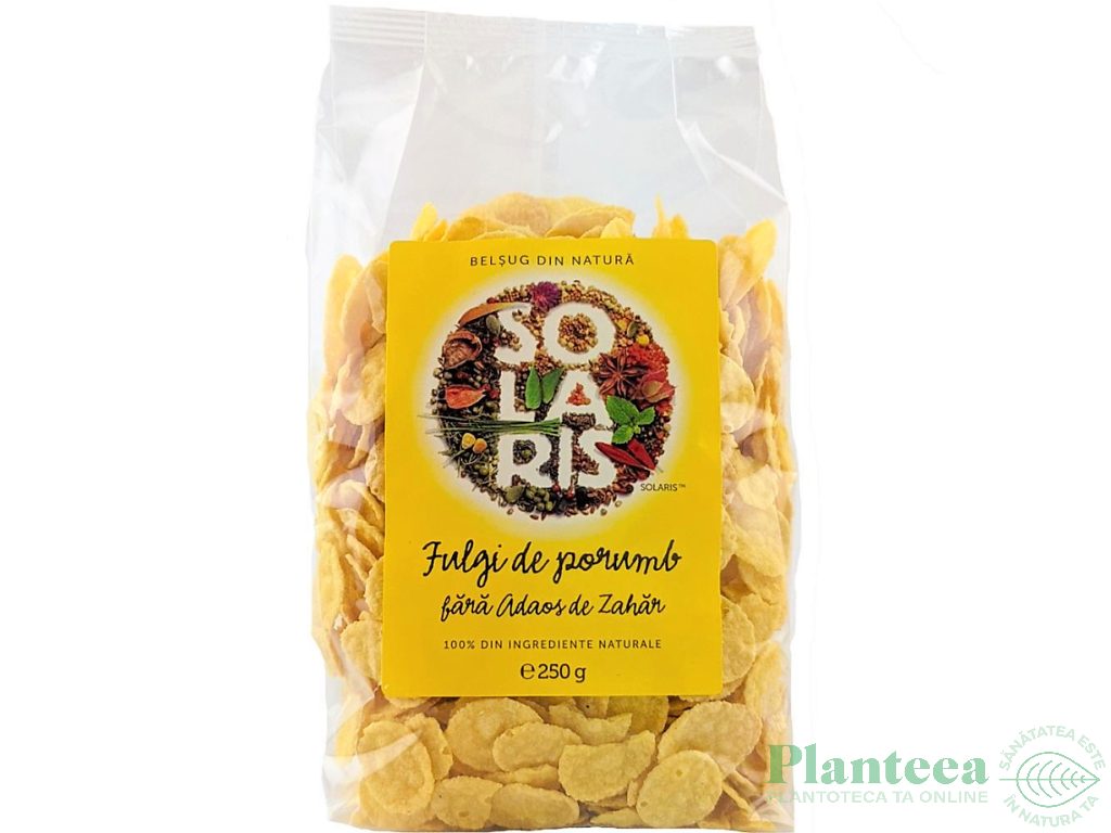 Fulgi porumb fara zahar 250g - SOLARIS