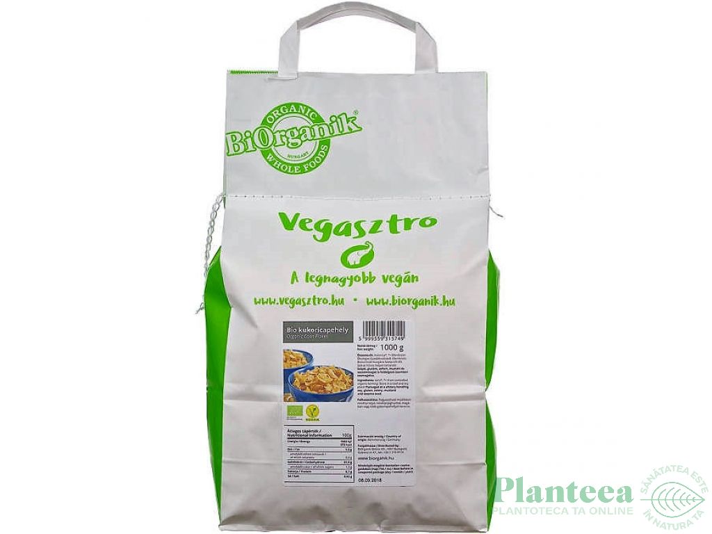 Fulgi porumb fara zahar Gastro eco 1kg - BIORGANIK