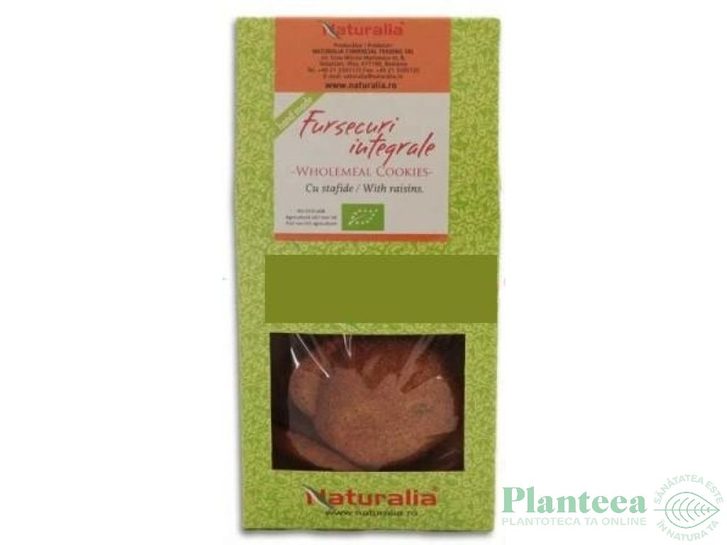 Fursecuri integrale NaturCafe eco 110g - NATURALIA