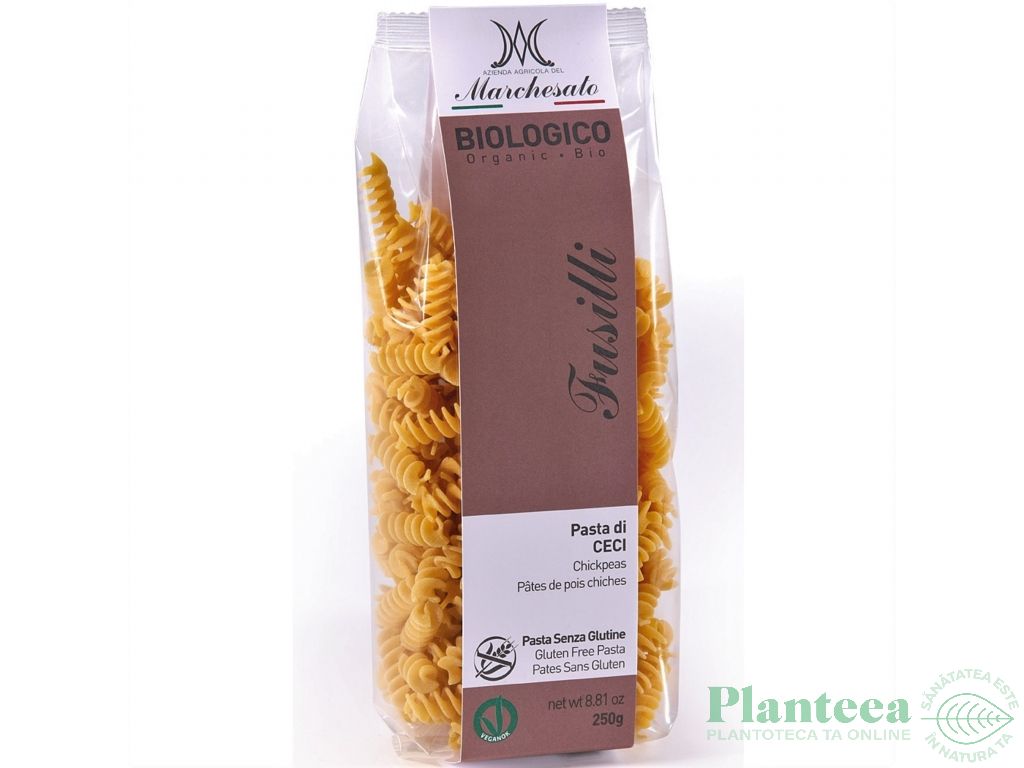 Paste fusilli naut fara gluten bio 250g - MARCHESATO