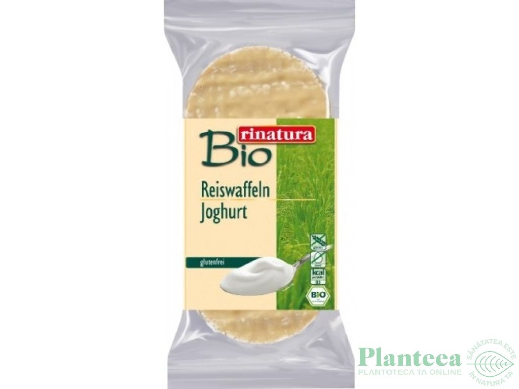 Rondele expandate orez iaurt eco 100g - RINATURA