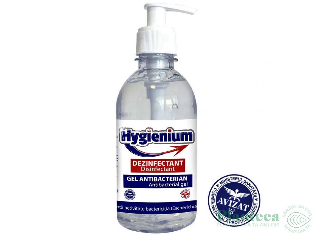 Gel antibacterian dezinfectare maini 300ml - HYGIENIUM