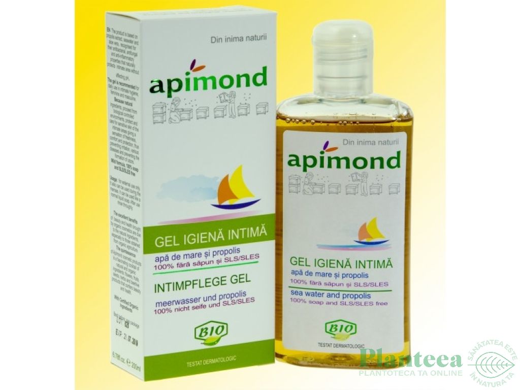 Gel igiena intima apa mare propolis bio 200ml - APIMOND