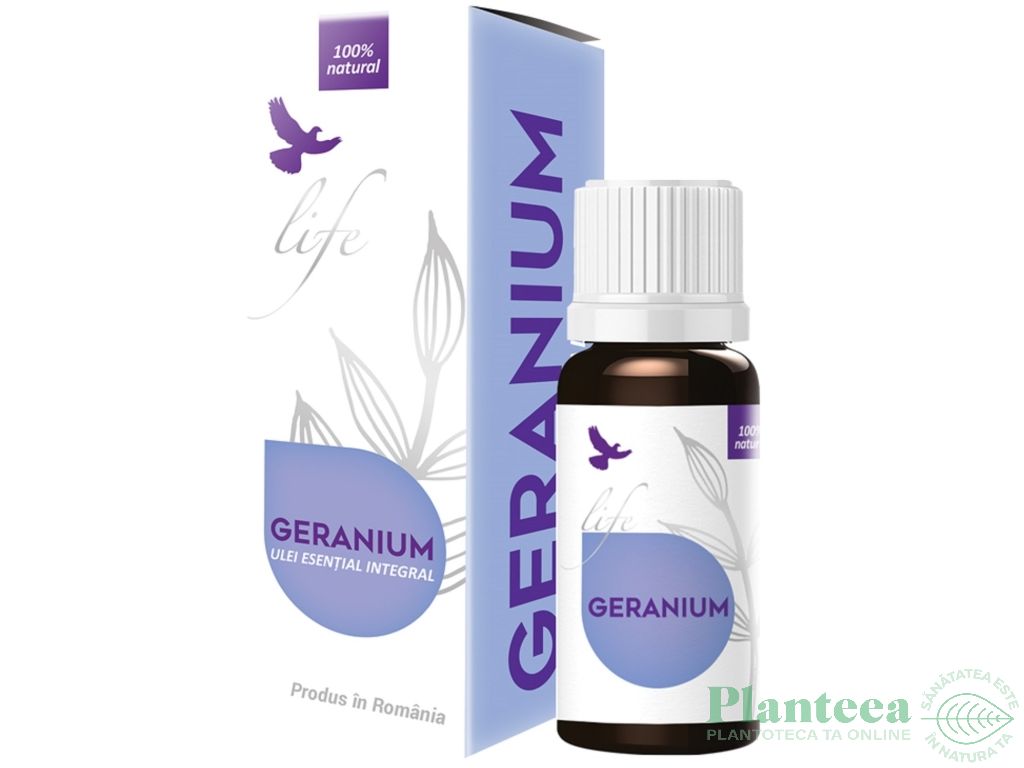 Ulei esential integral geranium 5ml - LIFE