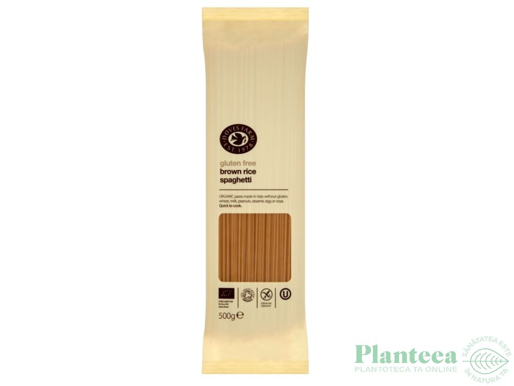 Paste spaghete orez brun 500g - DOVES FARM