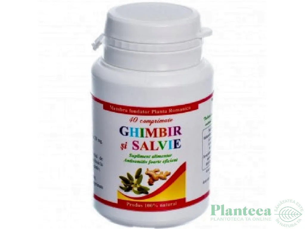 Ghimbir salvie 40cp - ELIDOR