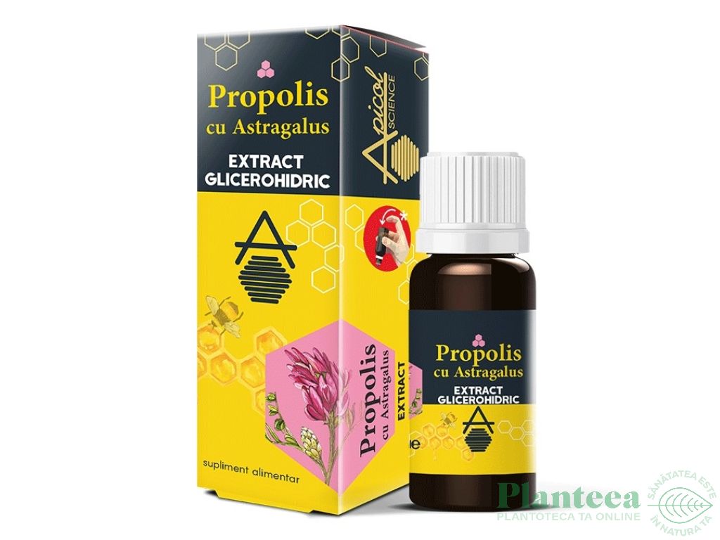 Extract glicerohidric propolis astragalus 30ml - APICOL SCIENCE