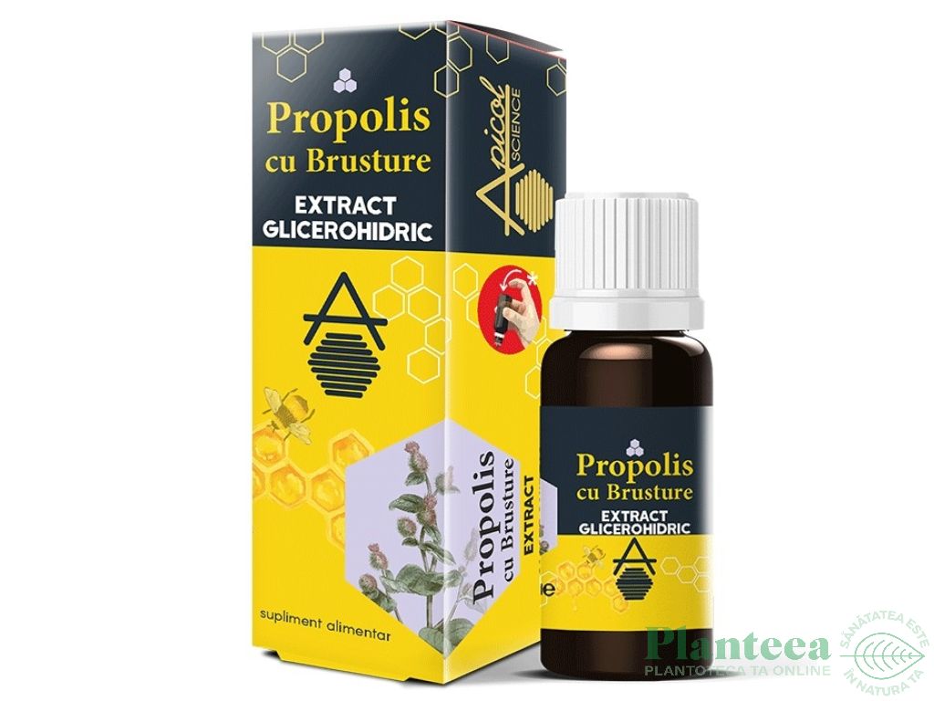 Extract glicerohidric propolis brusture 30ml - APICOL SCIENCE