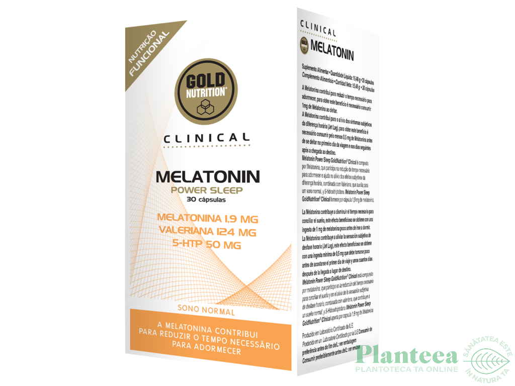 Melatonin power sleep Clinical 30cps - GOLD NUTRITION