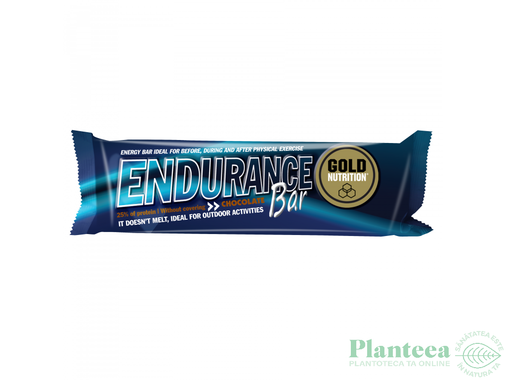Baton energizant ciocolata Endurance 60g - GOLD NUTRITION