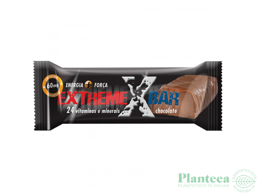 Baton energizant ciocolata Extreme 46g - GOLD NUTRITION