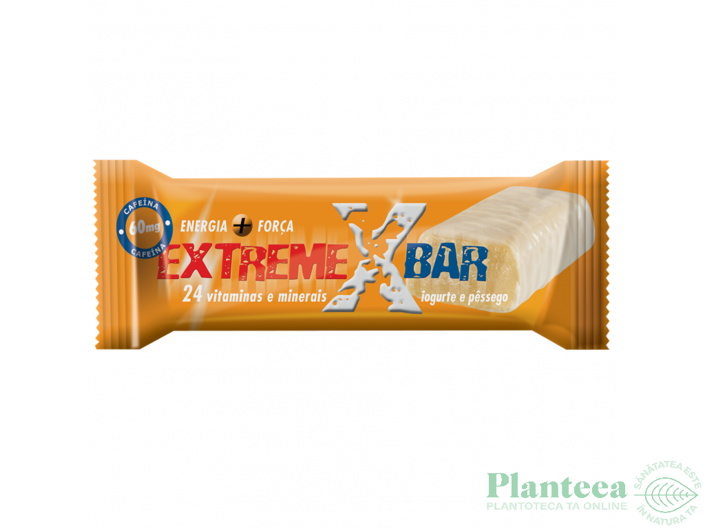 Baton energizant iaurt piersici Extreme 46g - GOLD NUTRITION