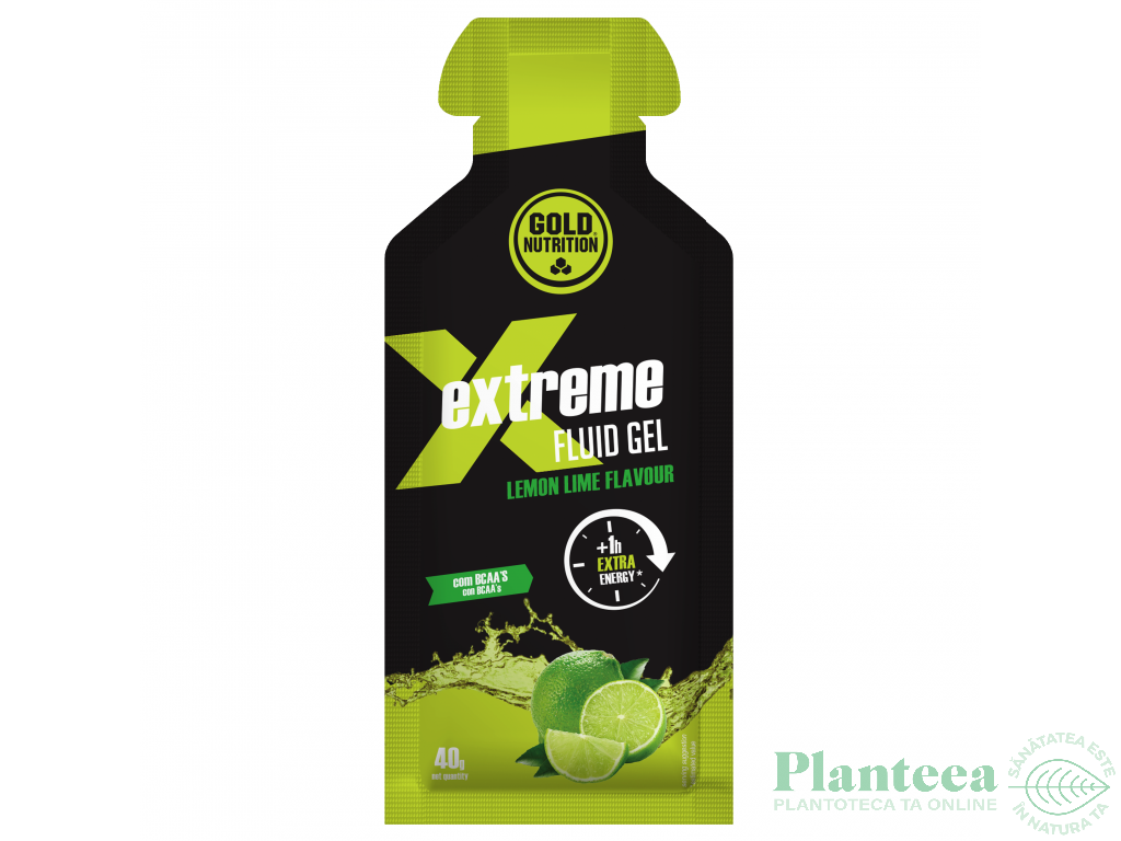 Gel energizant lamaie verde Extreme 40g - GOLD NUTRITION