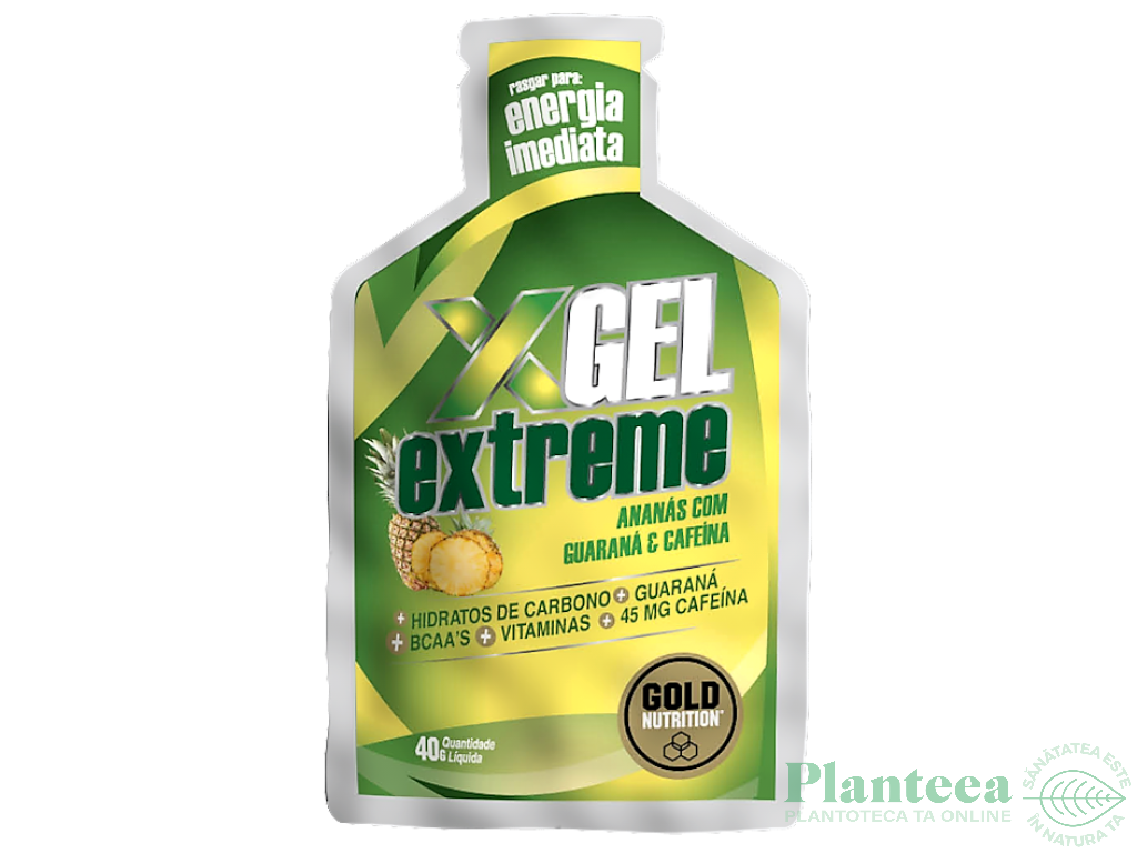 Gel energizant ananas Extreme 40g - GOLD NUTRITION