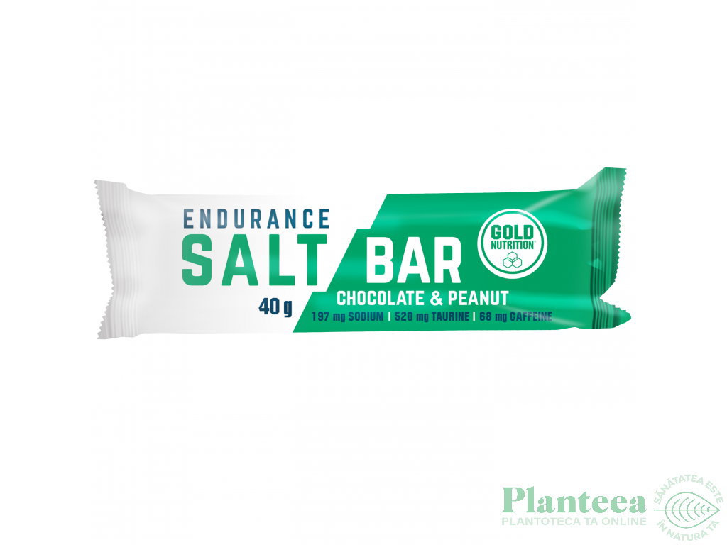 Baton energizant sarat ciocolata arahide Endurance 40g - GOLD NUTRITION