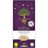 Ciocolata vegana 72%cacao susan rumenit fara zahar 100g - GOVINDA