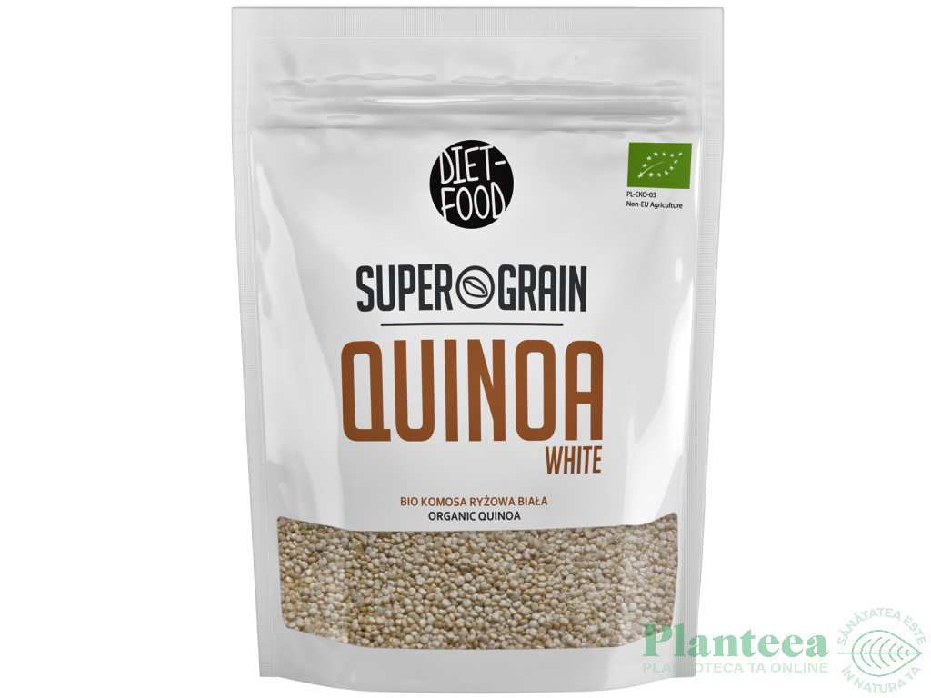 Quinoa alba boabe eco 400g - DIET FOOD