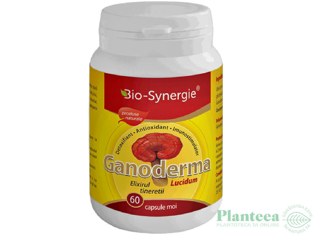 Ganoderma lucidum 400mg 60cps - BIO SYNERGIE