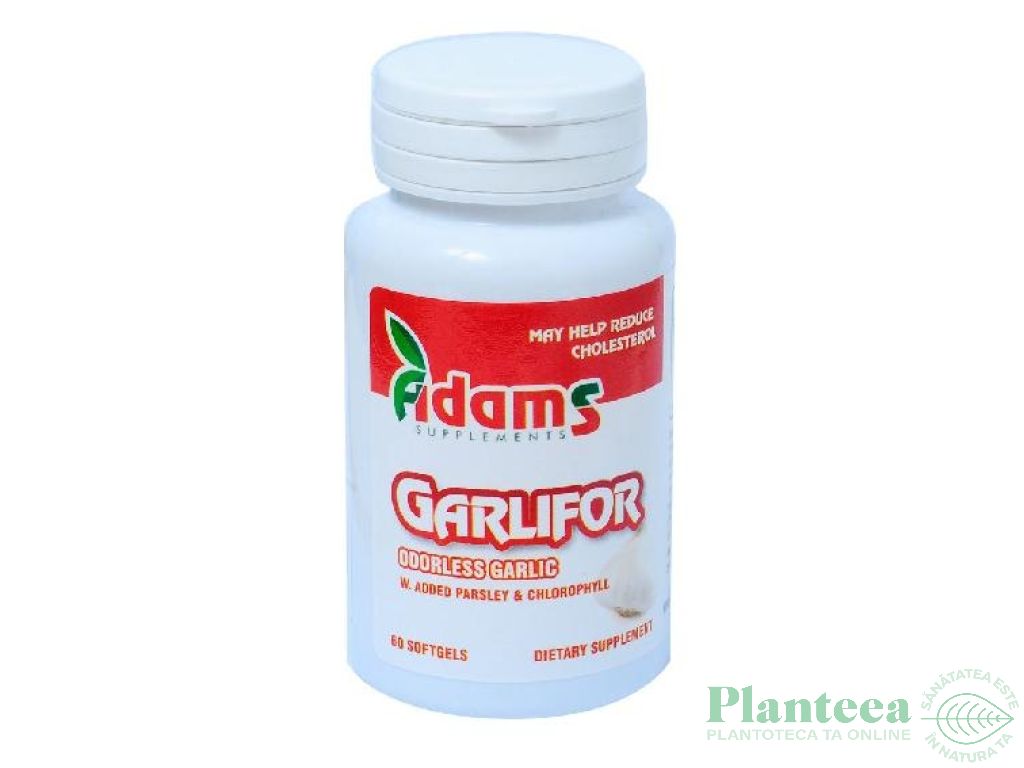Garlifor [usturoi fara miros] 500mg 60cps - ADAMS