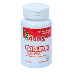 Garlifor [usturoi fara miros] 500mg 60cps - ADAMS