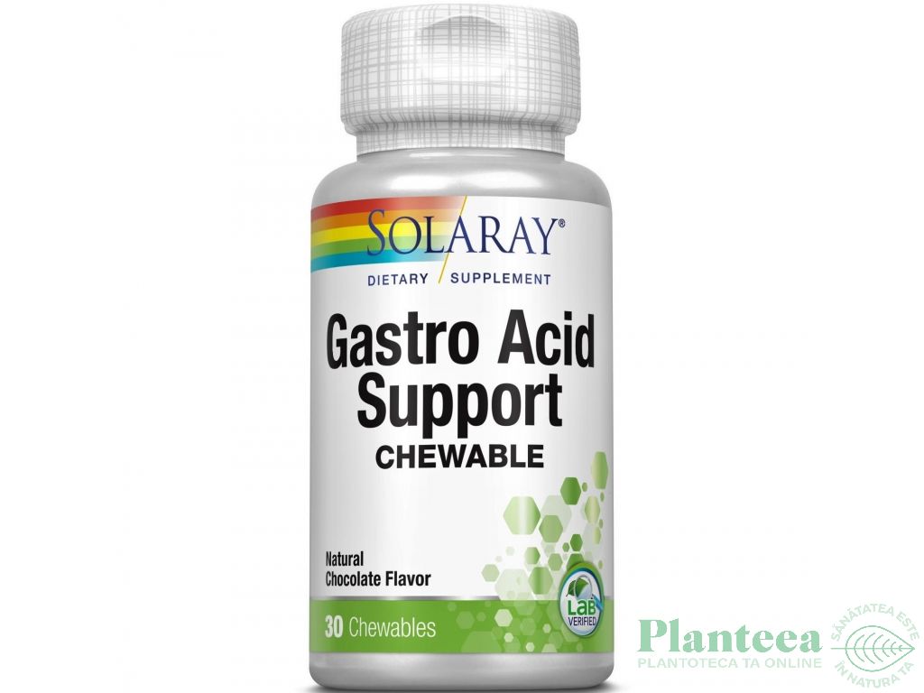Gastro Acid Support masticabile 30cp - SOLARAY
