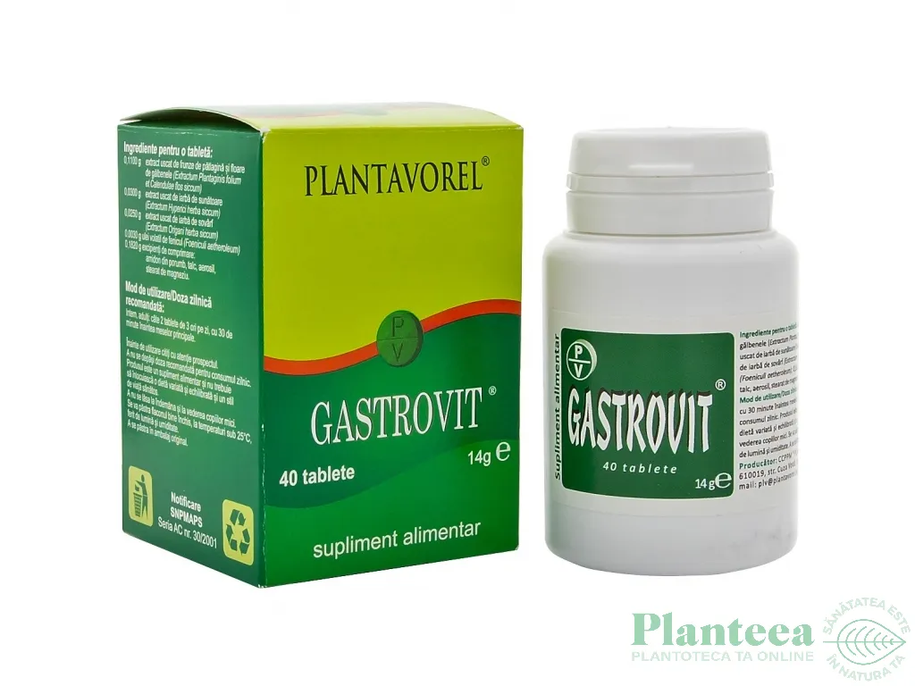 GastroVit 40cp - PLANTAVOREL