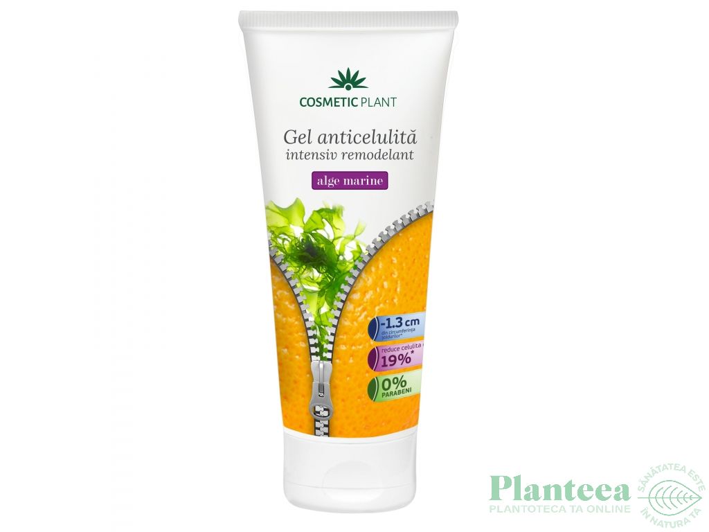 Gel anticelulita intensiv remodelant alge marine 200ml - COSMETIC PLANT