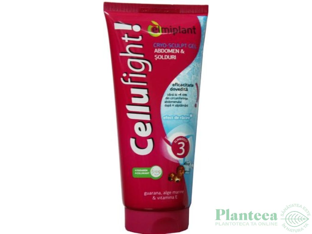 Gel anticelulitic cryo thermal CelluFight 200ml - ELMIPLANT