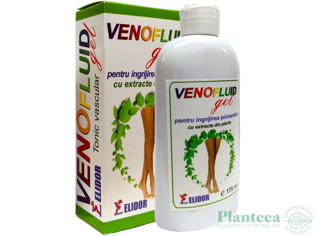 Gel VenoFluid [Tonic vascular] ingrijirea picioarelor 175ml - ELIDOR