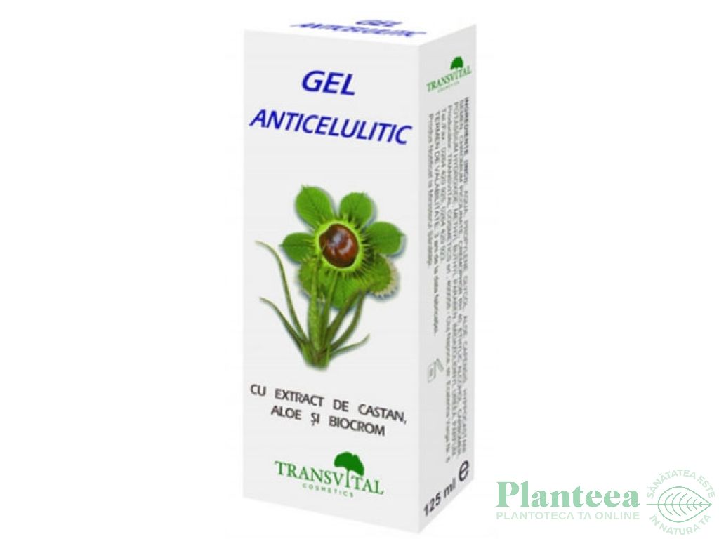 Gel anticelulita castan aloe 125ml - TRANSVITAL