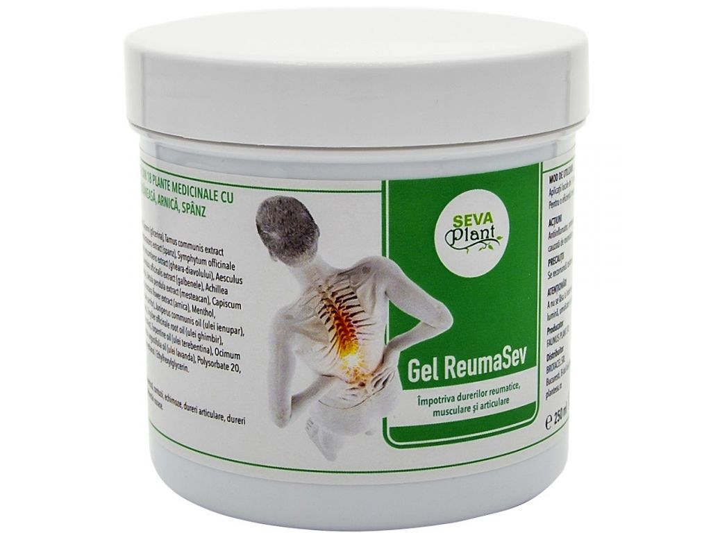 Gel antireumatic ReumaSev 250ml - SEVA PLANT