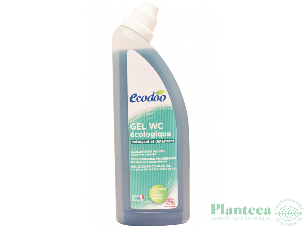 Gel concentrat detartrant curatat toaleta 750ml - ECODOO