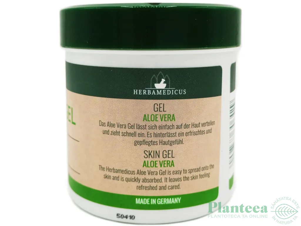 Gel aloe vera 50% vegan 250ml - HERBAMEDICUS