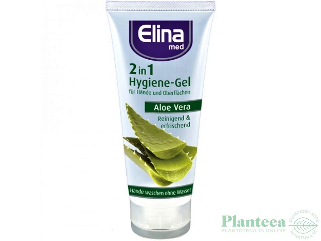 Gel igienizant antibacterian maini aloe vera 65%alcool 75ml - ASAM COSMETICS