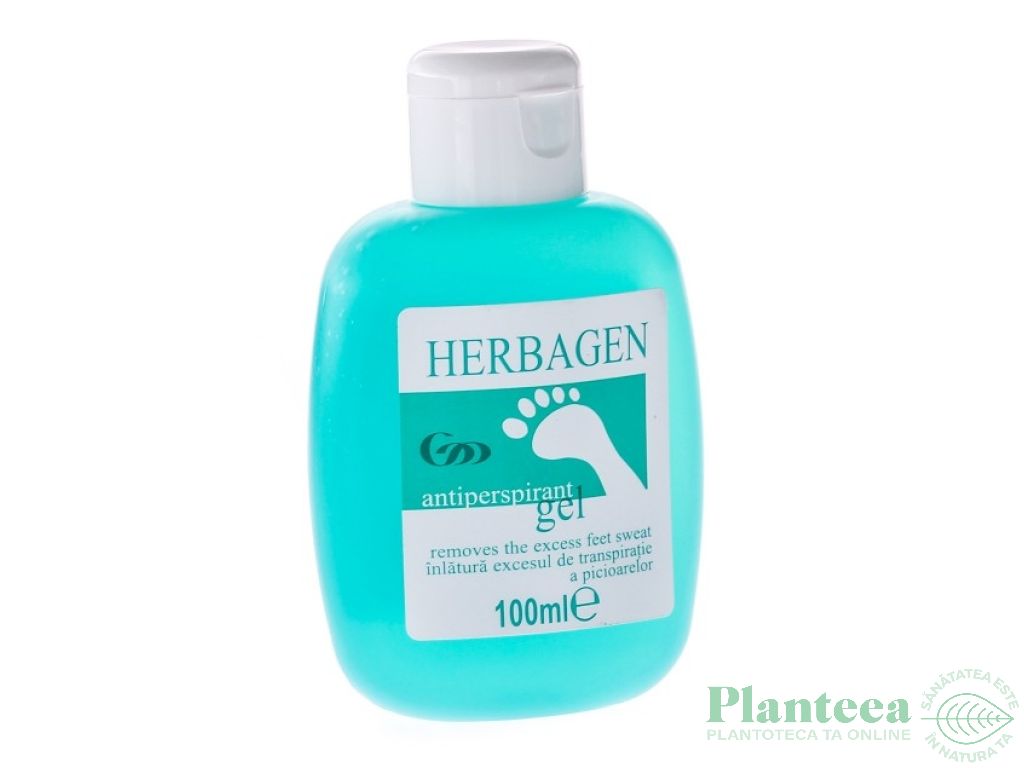 Gel antiperspirant picioare 100ml - HERBAGEN