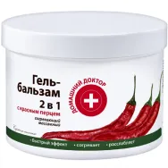 Gel balsam masaj incalzire ardei iute camfor piper negru 500ml - DR CASEI