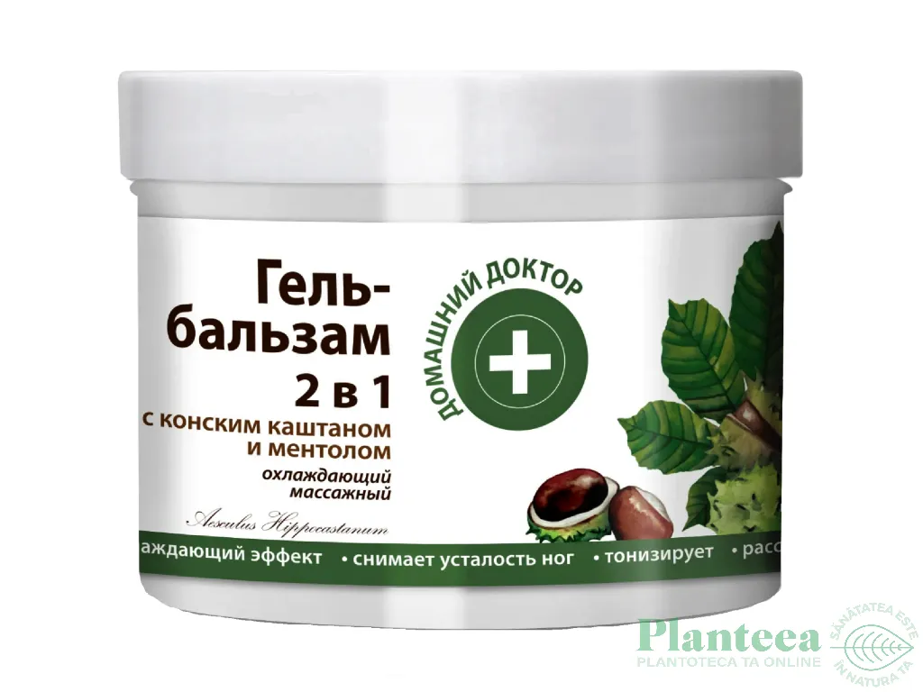 Gel balsam picioare obosite tonifiere castane menta arnica 500ml - DR CASEI