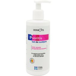 Gel curatare fata corp piele uscata PsoriTis 300ml - TIS