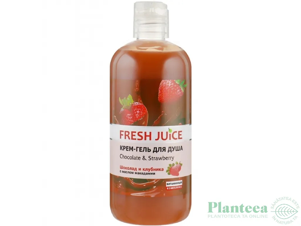 Gel dus cremos cacao capsuni 500ml - FRESH JUICE