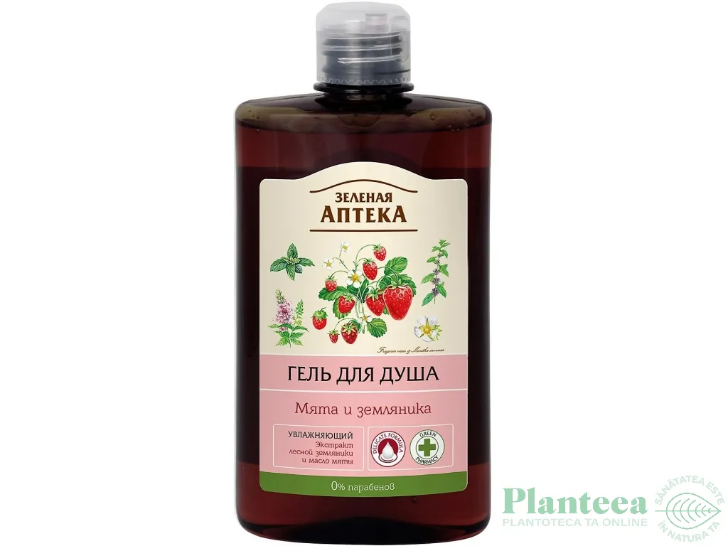 Gel dus revigorant fragi menta 400ml - ZELENAYA APTEKA