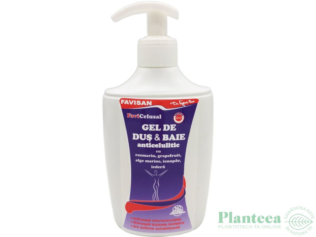 Gel dus baie AntiCelulitic Celusal 300ml - FAVISAN