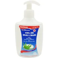 Gel dus baie Hidratant aloe pepene galben 300ml - FAVISAN