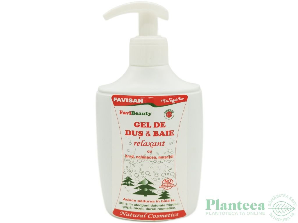 Gel dus baie Relaxant brad echinacea musetel 300ml - FAVISAN