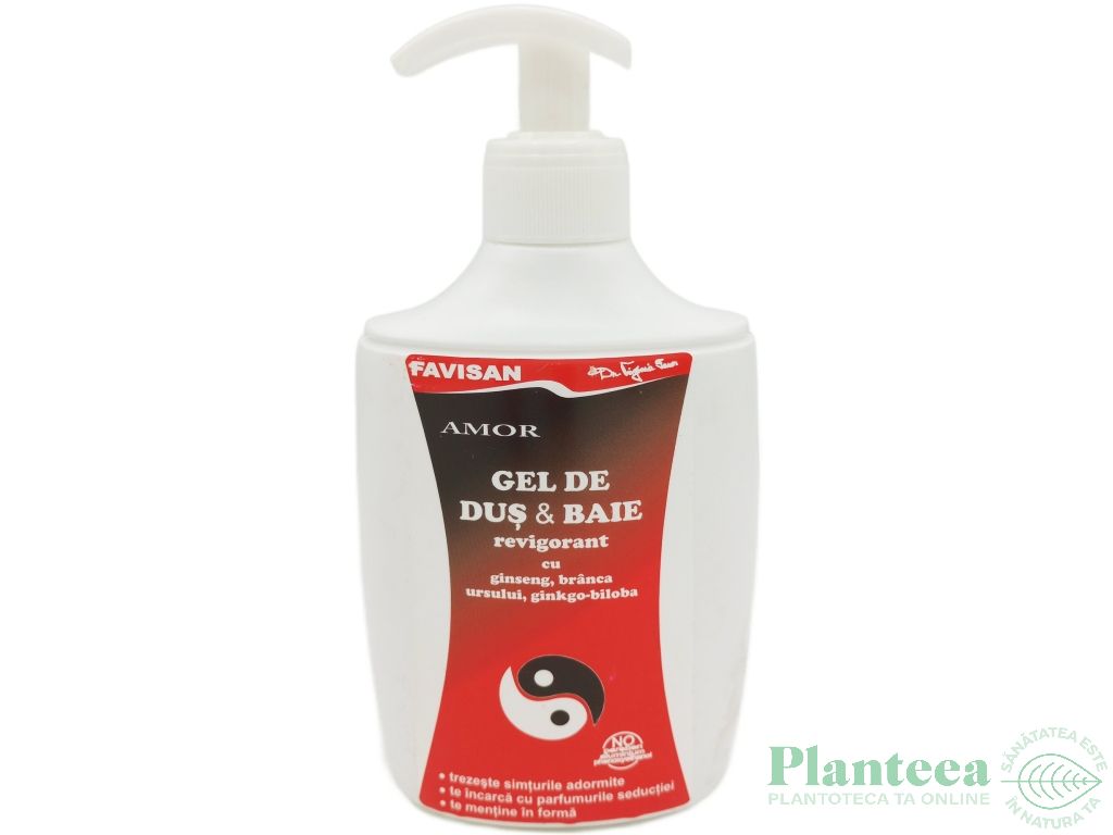 Gel dus baie Revigorant Amor 300ml - FAVISAN