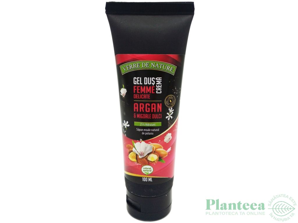 Gel dus crema miere argan migdale Femme Delicate 100ml - VERRE DE NATURE